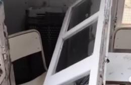 Accidente de una portera y marcha al Consejo Escolar