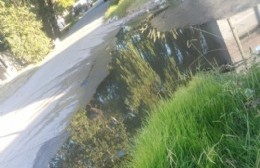Se inundó la esquina a partir de una gran pérdida de agua