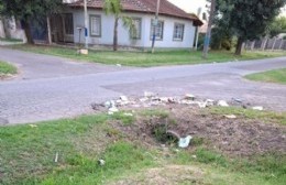 Desbordados por la basura que queda: Piden a la Delegación una solución a su problema