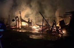 Incendio de viviendas en Abasto