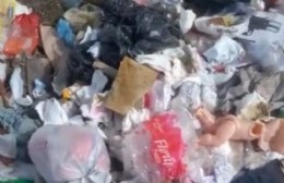 Se reavivó el basural junto a la Capilla de María Auxiliadora que preocupa a los vecinos