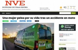 Una nueva víctima del tránsito en la ciudad: Falleció la mujer accidentada en Romero