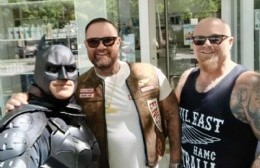 Baty Barberi metió orden durante la visita de los Hells Angels en el centro plantese