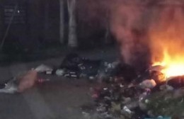 Prendieron fuego basurales el domingo por la noche