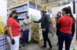 Garro estuvo en Altos de San Lorenzo, fue a visitar un supermercado y para finalizar comparó la localidad con el Centro de la ciudad