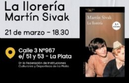 Presentan el libro Llovería de Martín Sivak el próximo sábado