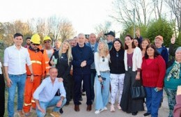 El Municipio comenzó las obras en La Hermosura con la presencia de Julio Alak