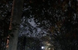 Sin luces en la cuadra se quejan de la inseguridad