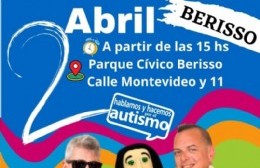 Acto por el día de concientización sobre el autismo