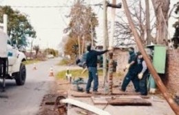 Hubo avance por la falta de agua y ser recuperaron dos bombas