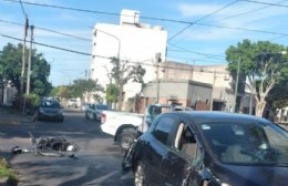 Huían de un robo chocaron en 23 y 46