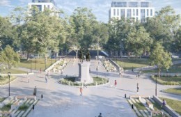 Se viene la puesta en valor de la Plaza España de 7 y 66