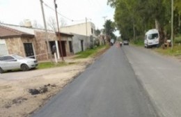 El Municipio avanza con la remodelación de la avenida 609 en Barrio Aeropuerto
