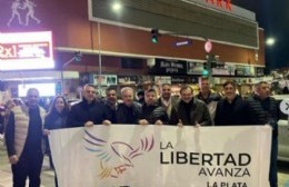 Presencia local en el acto de Javier Milei