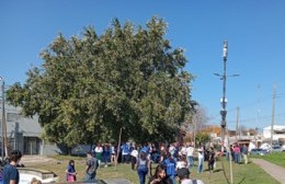 Encuentro de solidario de La Cámpora en la Plaza de Skate
