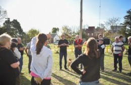 Garro recorrió Arana y anunció el inicio del Plan de iluminación LED en dos corredores estratégicos