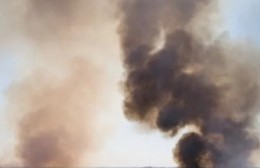 Impacto en la región por el olor  a quemado y el humo toxico que despide una cantera