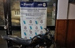 La policía recuperó moto robada