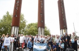 Hubo acto por Malvinas en la plaza de 19 y 53